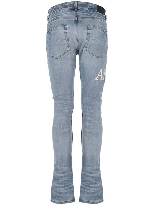 Jeans with embroidery AMIRI | AMDNSY1021PERFECT INDIGO